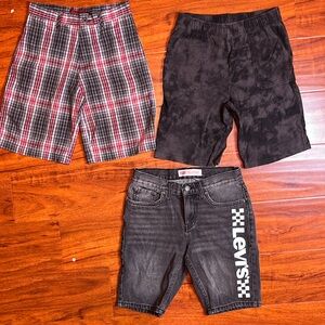 Levis Checkered Flag Osh Kosh Distortion Short 3 Piece Lot
